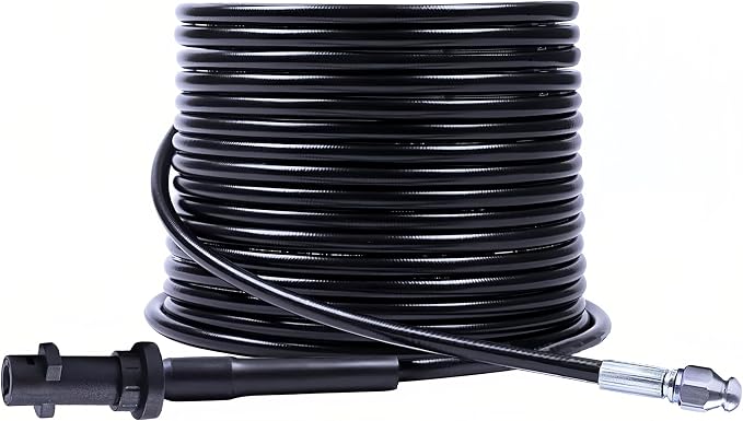 Stonebanks 20m Abflussreiniger Für Kärcher Hochdruckreiniger, Abflussreinigungssonde Für Kärcher K2, K3, K4, K5 Und K7 Serie, 220 Bar Abflussreiniger