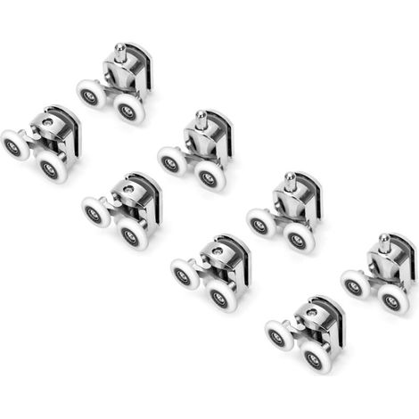 8 Roulette-türen Mit Schublade Roulette-türen Mit Schublade Aus Alliage De Zinc 25 Mm Durchmesser Roues Jumelées De Rechange Pour Salle De Bain
