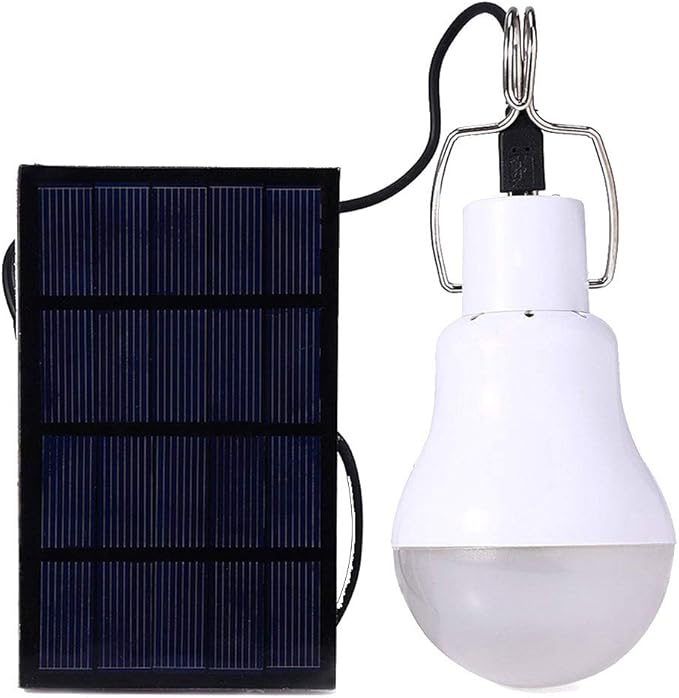 Lammförmige, Solarbetriebene Led-solarleuchte Für Garten Und Innenbereich, Wasserdicht, Als Notsignal, Mit Kunststoffbirne, Zelthaken Und Außenlaterne