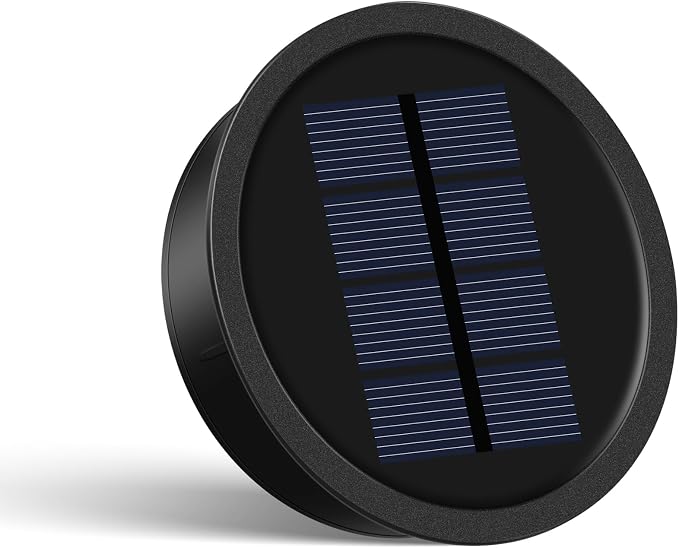 Joycreator Ersatzteile Für Solarleuchten – Durchmesser: 8,2 Cm – 1 Stück – 15 Lm – Ersatzabdeckung – 800 Mah – Ip65 Wasserdicht – Für Gartenleuchten – Solarpanel Mit Warmweißem Licht