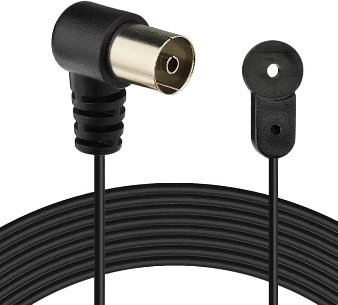 Bingfu 1,5 M 75 Ohm Fm/am-dipolantennenkabel Für Den Innenbereich, Drahtantenne Kompatibel Mit Av-receivern, Heimkinoanlagen, Hifi-anlagen, Radiotunern Sowie Geräten Von Yamaha, Denon, Onkyo Und Pione