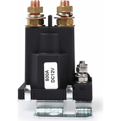 500 A Dc 12 V 4-poliges Hochstrom-anlasserrelais Spst Autostart-schütz Für Batteriebetriebene Fahrzeuge, Trennschalter Ein/aus