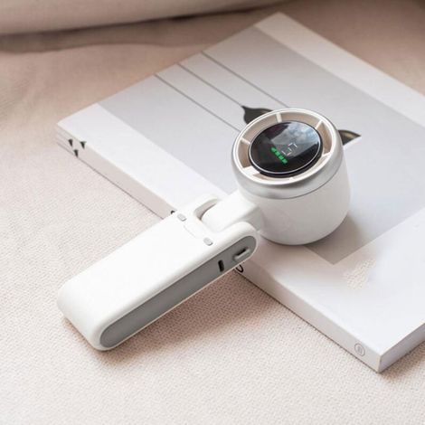 Multifunktionaler, Tragbarer Ventilator Mit 3600 Mah Akku, Led-anzeige, Kompakter Tisch- Und Persönlicher Ventilator, 5 Geschwindigkeitsstufen Einstellbar Und Um 150° Faltbar