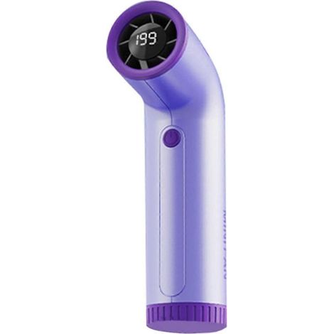 Tragbarer, Wiederaufladbarer Ventilator Mit 4000-mah-akku, Starkem Luftstrom, 199 Einstellbaren Geschwindigkeitsstufen, Betrieb Mit Aa-batterien (batterien Je Nach Modell Enthalten/nicht Enthalten)