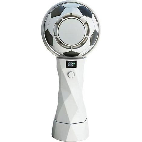 Wiederaufladbarer Tragbarer Ventilator — 2026 — Kühlender Turboventilator Im Fußball-design