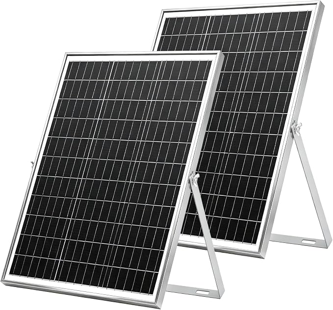 Shunlee 60w Solarpanel (2 X 30w), Solarpanel Für Deckenventilatoren Mit Beleuchtung Im Außenbereich