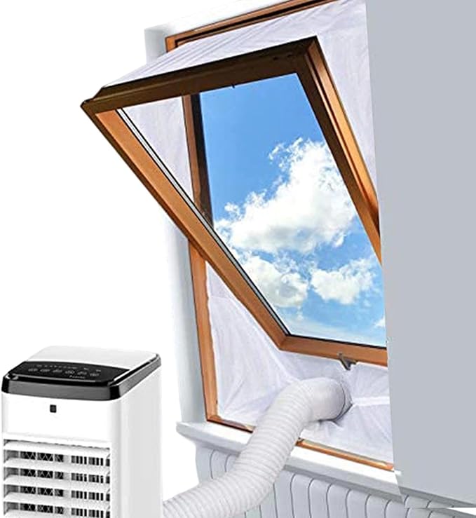 Fensterdichtungsset Für Klimaanlagen Zubehör Für Den Schlauch Tragbarer Klimaanlagen Fensterdichtungsset Für Tragbare Klimaanlagen Für Wohnungen, Ferienhäuser Und Schlafzimmer