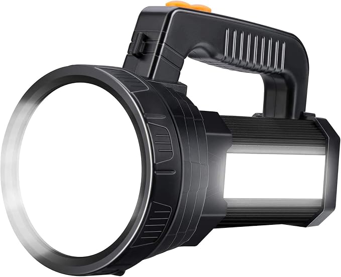 Superhelle, Wiederaufladbare Led-taschenlampe (4050 Lumen, 10000 Mah) Mit 6 Leuchtmodi, Wasserdichte Laterne Mit Großer Reichweite Für Notfälle, Camping, Wandern Und Jagen