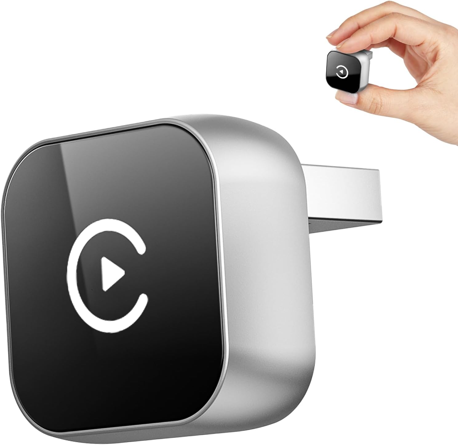 2-in-1 Wireless-audio-adapter Für Carplay Und Android Auto – Usb-/typ-c-schnittstelle – Vereinfachte Drahtlose Installation – Schnelle Und Stabile Verbindung – Kompatibel Mit Ios 12+/android 11+ Und F