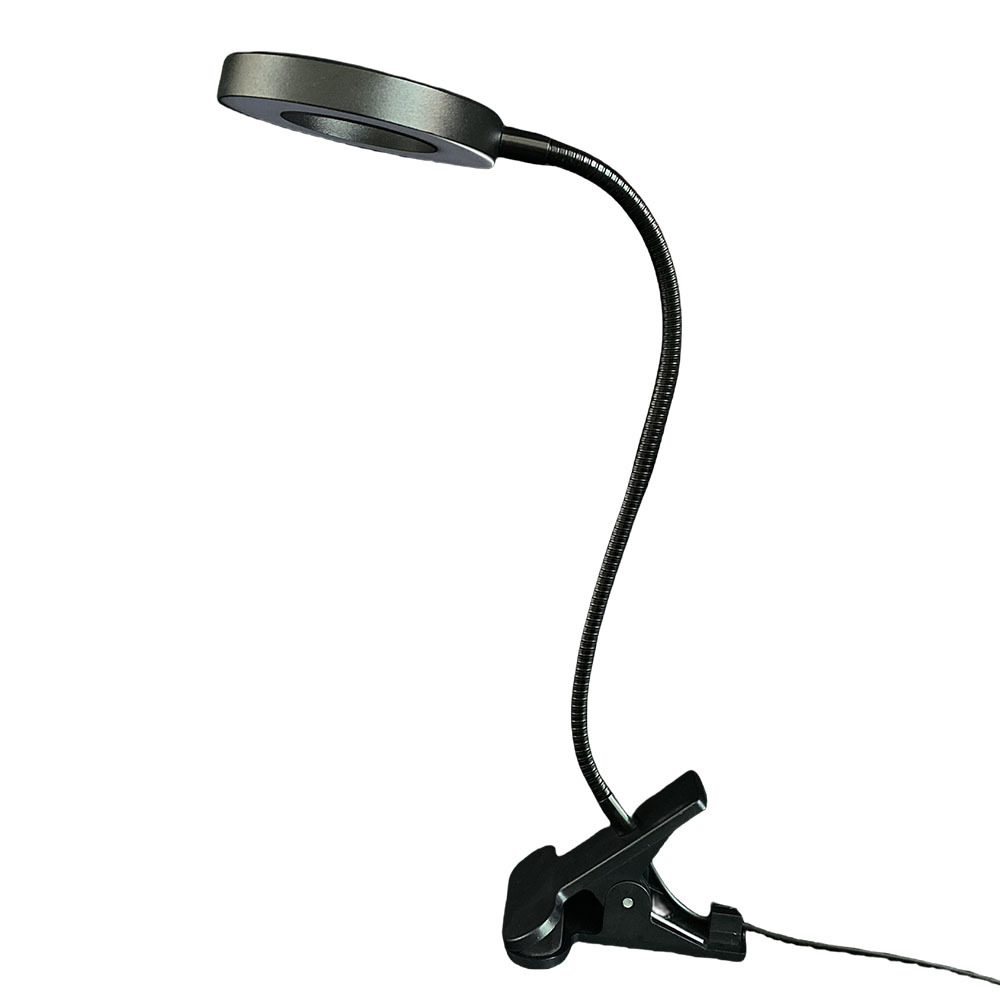 Schreibtischlampe, [3 Farbmodi Und 10 Helligkeitsstufen] Led-leselampe Mit Klemme, Flexibler Silikonarm, Ideal Für Kinder Zum Lesen Im Bett Abends