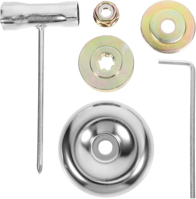 Toyandona 6-teiliges Zubehörset Für Freischneider Mit Vibrationsschneideadapter, Kompatibel Mit Rasenmähern Und Trimmern Für Die Gartenpflege