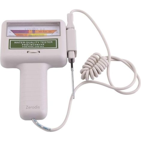 Wasserqualitätstester, Tragbares 2-in-1-ph-meter, Digitaler Analysator Für Schwimmbäder, Whirlpools Und Aquarien