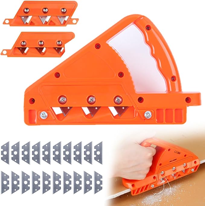 Winkelschleifer Für Gipskartonplatten Mit 45°- Und 60°-schleifblattset, Geeignet Für Handschneiden, Rigips Handschleifer, Winkelschleifer, Schnellschleifer Für Gipskartonplatten Mit 20