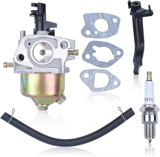 Vergaser-reparatursatz Mit Kraftstoffleitung, Zündkerze Und Dichtungen Für Honda Gx160, Gx200, Gx168, Gx140, Gx120 (5,5 Ps, 6,5 Ps) Rasenmähermotoren, Ersatzteile, Teilenummer 16100-zh8-822