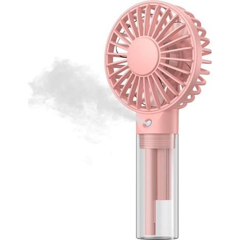 Tragbarer Ventilator Mit Wiederaufladbarem Sprühsystem – Mini-handventilator Mit 32-ml-wassertank – Kompakter Ventilator Für Reisen, Büros Und Outdoor-aktivitäten
