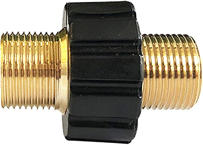 Stone Banks Schnell-schlauchverbinder, Adapter Für Hochdruckreiniger Mit Doppeltem Außengewinde M22 X 1,5, Kompatibel Mit Kärcher, Kärcher Hd & Hds Hochdruckreiniger-schlauch (14 Mm Durchmesser)