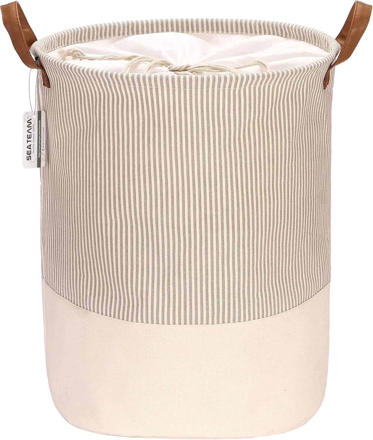 Zusammenfaltbarer Wäschekorb 43 L – 35 X 45 Cm, Große Öffnung – Wasserdichtes Und Leicht Zu Reinigendes Innenfutter – Für Badezimmer, Waschküche