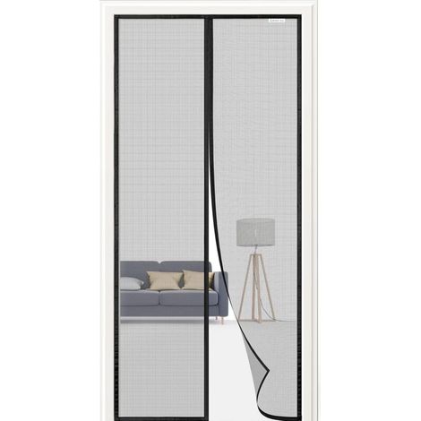 Magnetisches Moskitonetz Für Tür Oder Fenster, 80 X 215 Cm, Fliegengitter Mit Magnetverschluss, Effektiver Schutz Vor Mücken Und Insekten, Schnelle Montage Ohne Bohren, Farbe