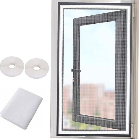 60 X 90 Cm Großes Fenster-moskitonetz, Selbstklebender Moskitovorhang Mit Automatischem Verschluss, Kompatibel Mit Den Meisten Fenstertypen