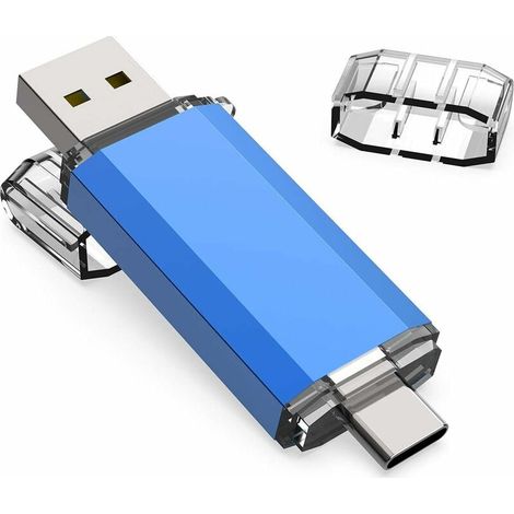 2-in-1 Usb Typ-c Usb 3.1 64gb Wasserdichter High-speed Otg-flash-speicher Mit Schlüsselanhänger Für Samsung- Und Huawei-handys