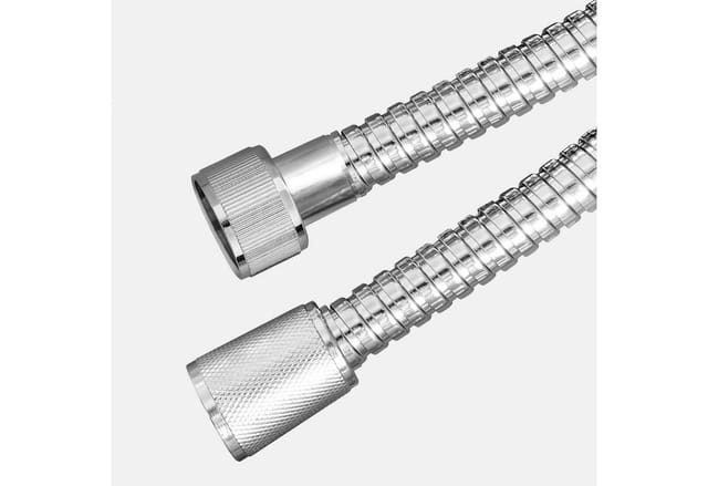 Euroshowers GmbH Handbrause Handbrause mit Brauseschlauch Set Deltaspray chrom, (3-tlg)