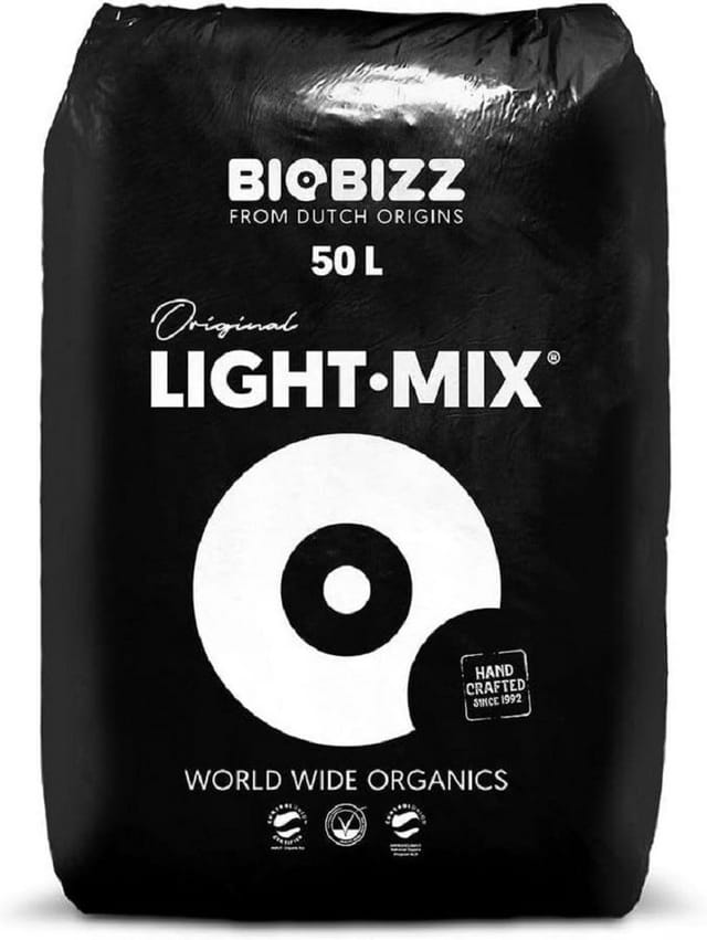 Biobizz Pflanzerde Biobizz Light Mix Sack, mit Organischer Feststoffdünger, 50 Liter