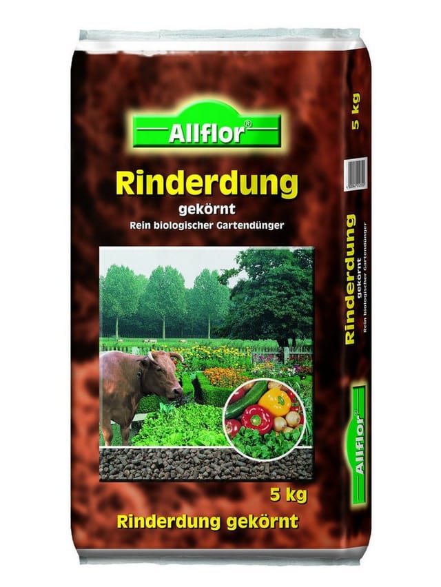 Allflor Gemüsedünger Allflor Rinderdung gekörnt 5kg Beutel