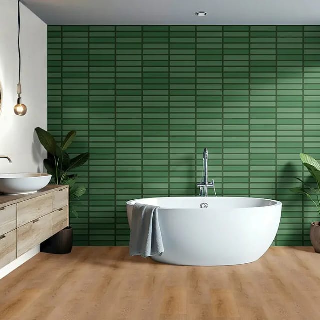 Revet Wandpaneel XL-Wandfliese Kunststoff - wasserfest, robust, alte Fliesen überkleben, BxL: 60x120 cm, 0,72 qm, (Packung mit 2,16 m², 3-tlg., Versandkostenfreie Lieferung) Wandverkleidung im Fliesendesign, wasserfest, pflegeleicht