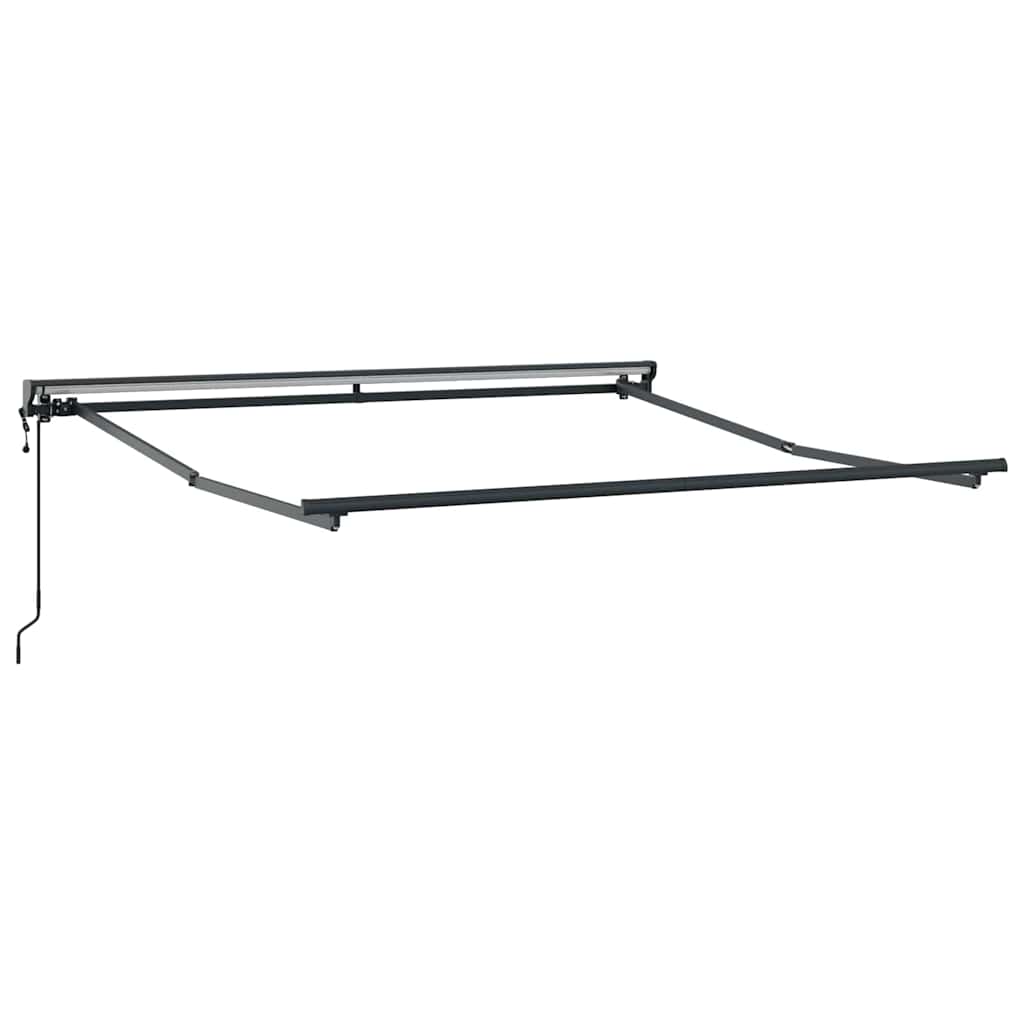 Maison Exclusive - Motorized Cassette Awning Frame 3 X 2,5 M Anth