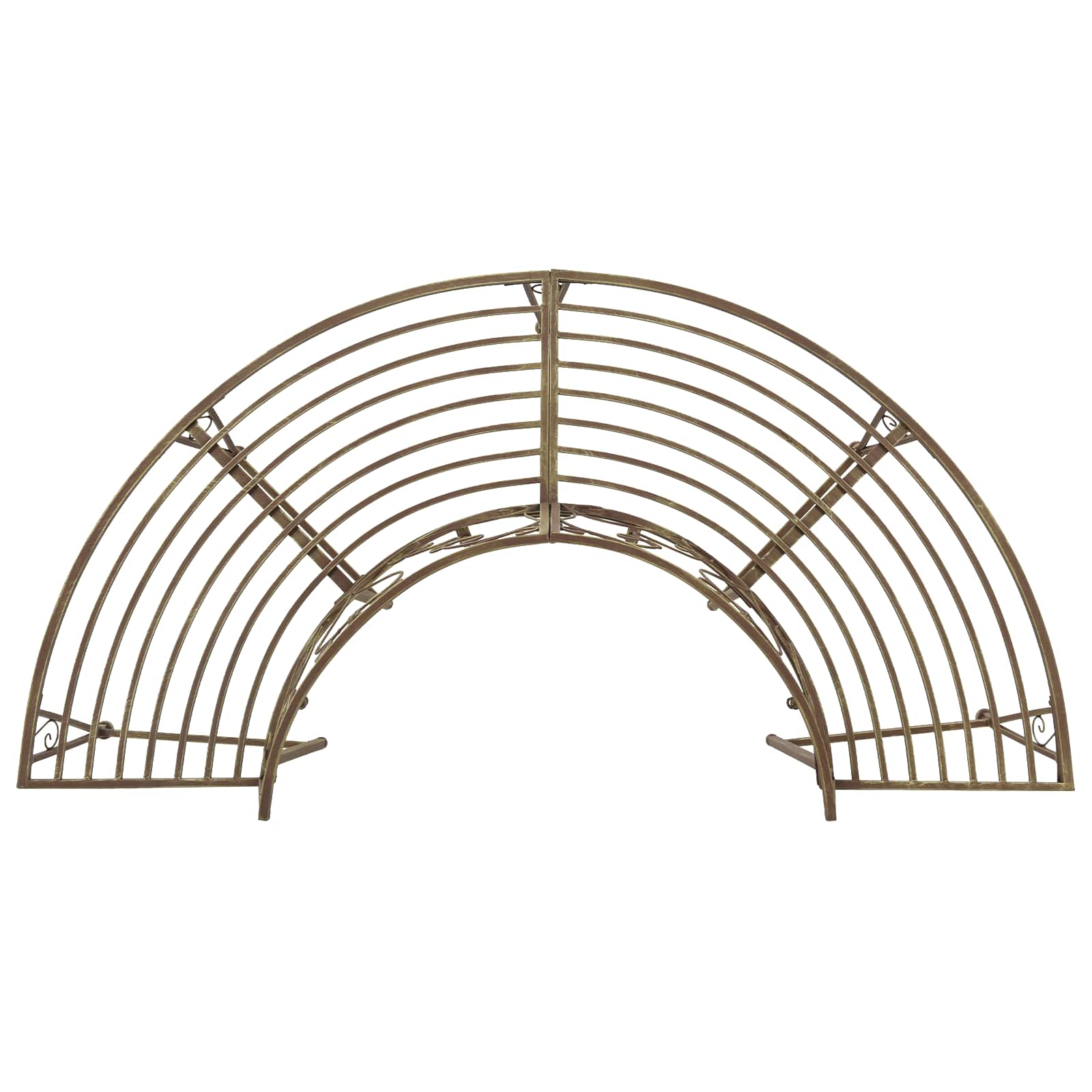 Maison Exclusive - Baumbank 4 -sitzer 160 X 80 X 89 Cm Steel Anti