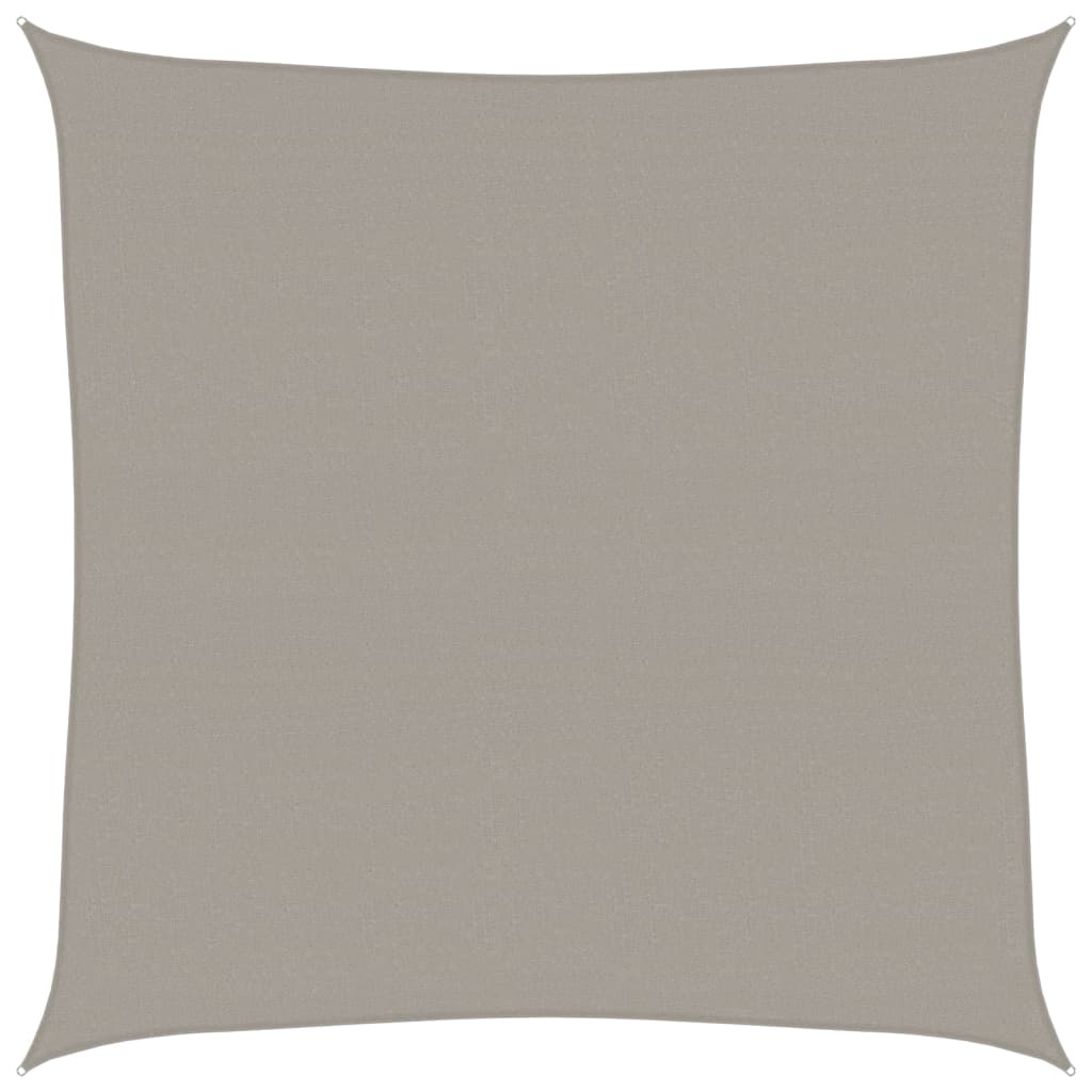 Maison Exclusive - Sonnensegel 160 G/m² Quadratisch Hellgrau 7x7