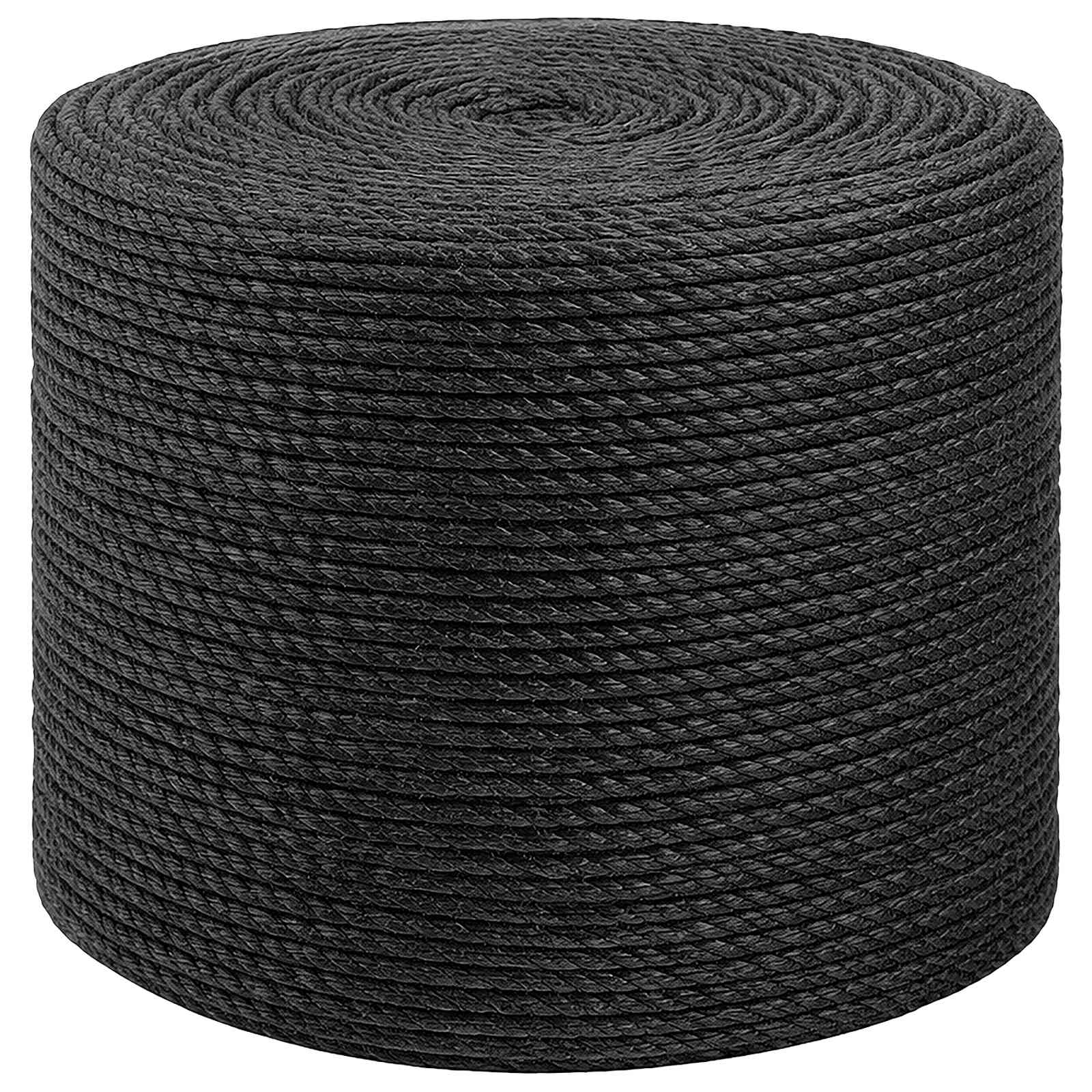 Maison Exclusive - Juteseil 60 Mm 250 M Schwarz 100% Tossa Jute