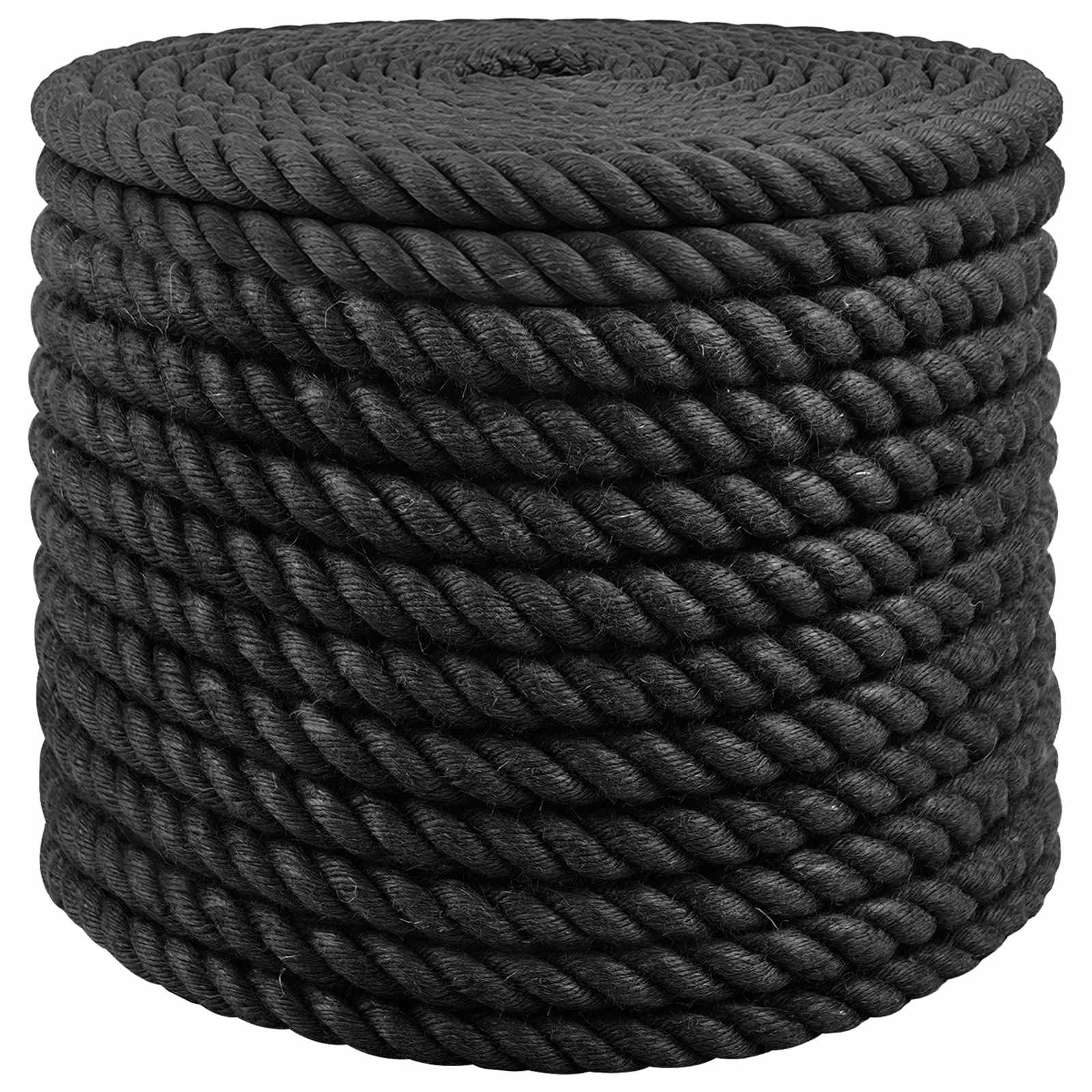 Maison Exclusive - Juteseil 160 Mm 50 M Schwarz 100% Tossa Jute