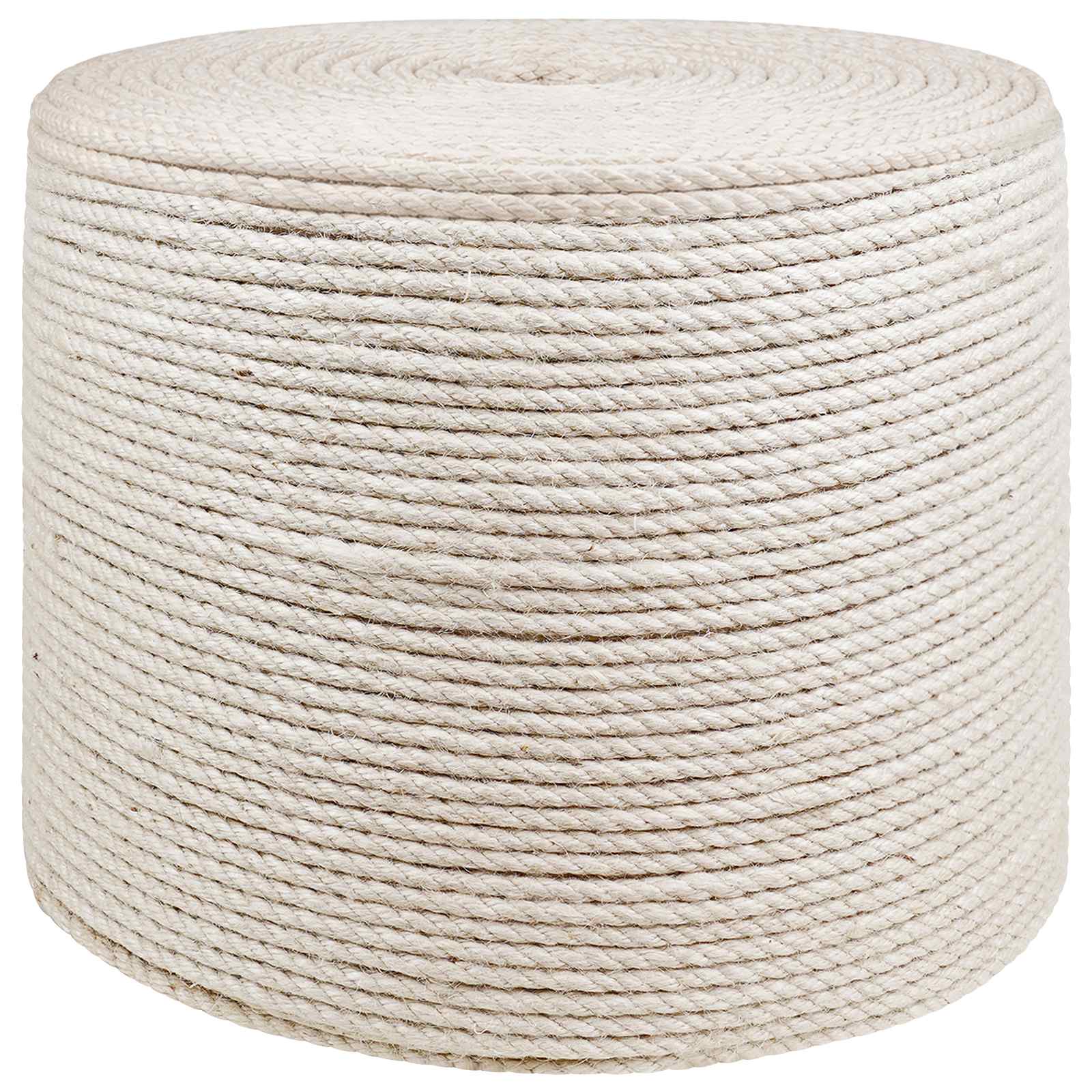 Maison Exclusive - Juteseil 60 Mm 100 M Weiß 100% Tossa Jute
