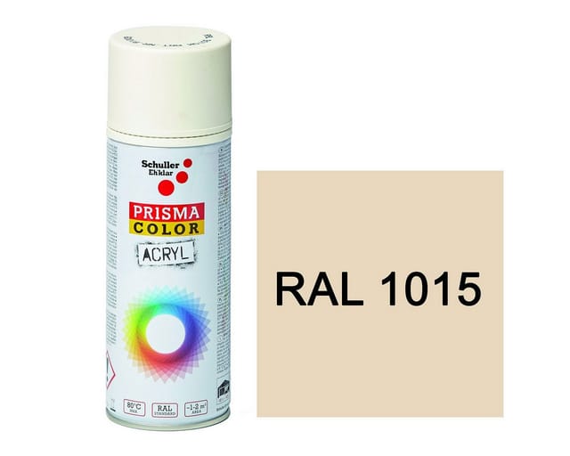 DD Composite Harzfarbe PRISMA COLOR Lackspray 400ml RAL1015, schnelltrocknender Acryllack