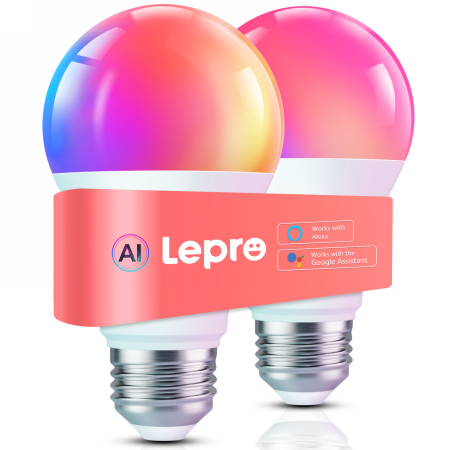 Lepro B1 Ai Smart Bulb E27 - Smarte E27-glühbirnen (2 Stück)
