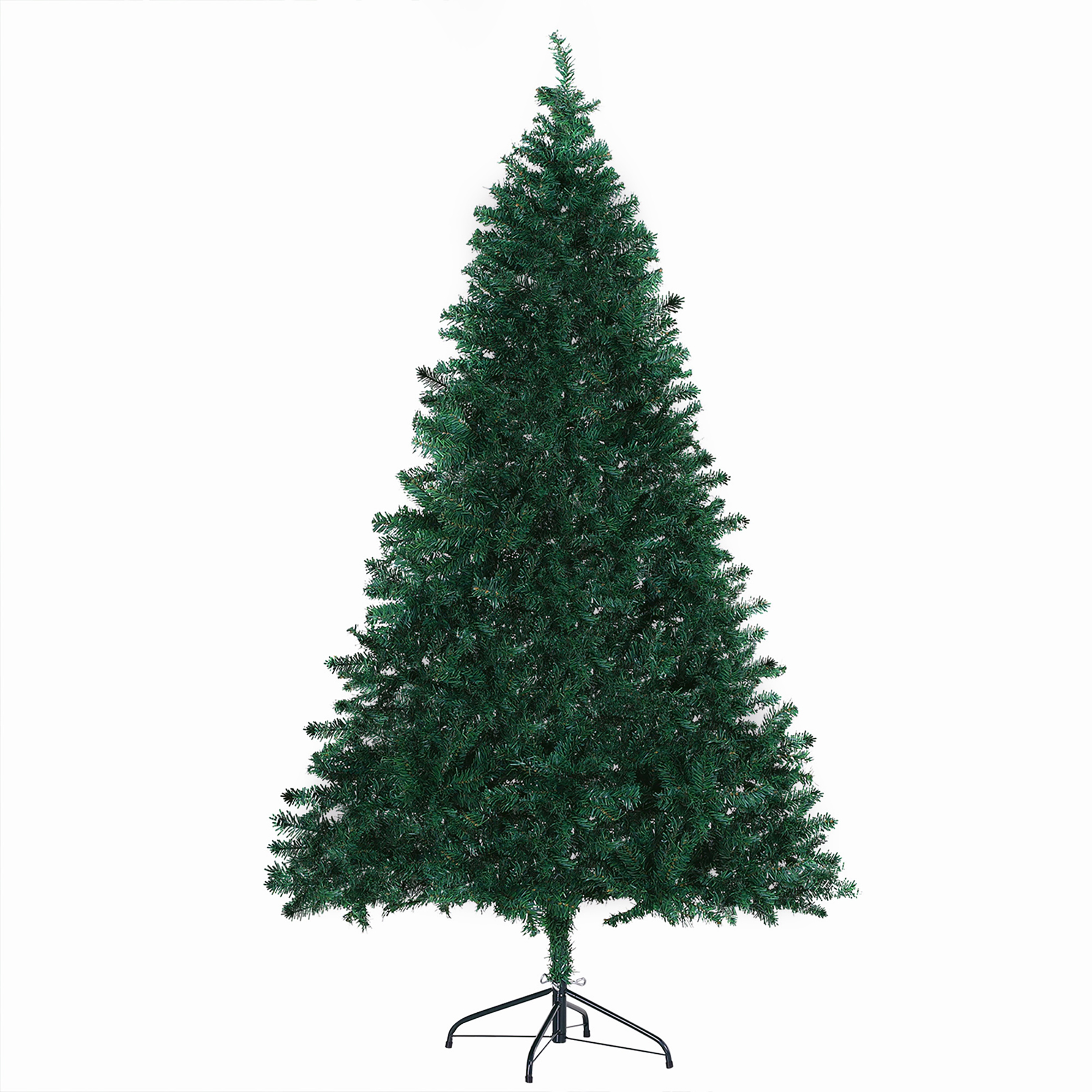 Künstlicher Weihnachtsbaum, 180 Cm, Kiefer, Weihnachtsdekoration Mit Metallständer, 1000 Zweige, Grünes Pvc