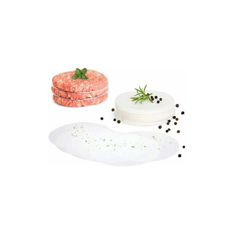 Paquet De 500 Presses À Steak Haché En Papier Antiadhésif - ∅ 11,5 Cm - Idéales Pour La Cuisson Du Steak Haché Et La Préparation Des Hamburgers