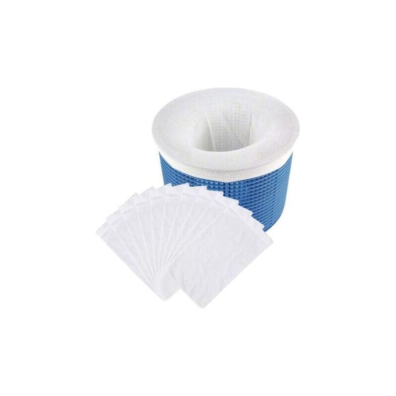 Autre Accessoire Pour Piscine30 Chaussettes De Skimmer Haute Qualité, Pré Filtre Jetable Universel Pour Panier De Piscine Et Spa