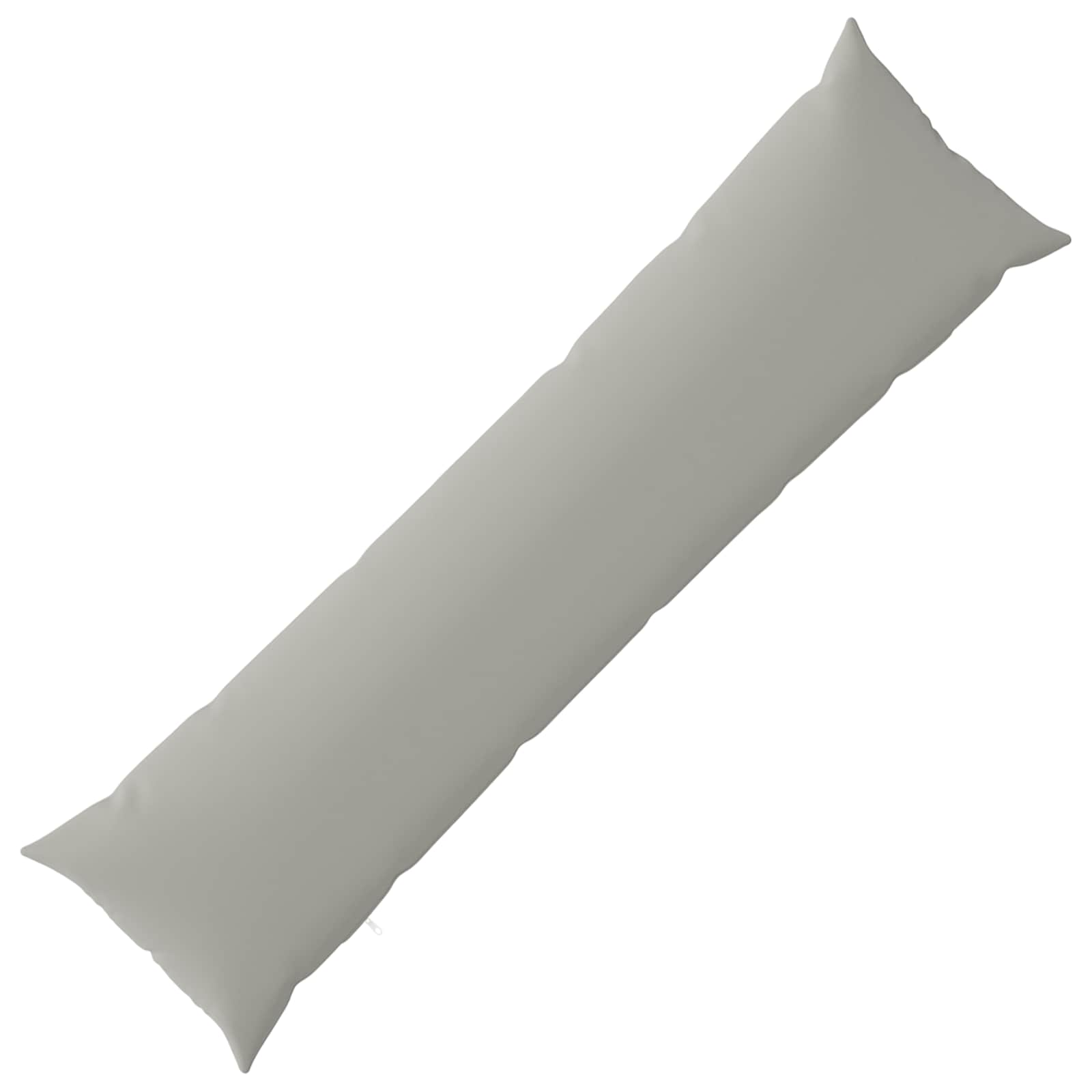 Kissen Mit Kissen Heerlen Grau 40 X 145 Cm Polyester Vidaxl