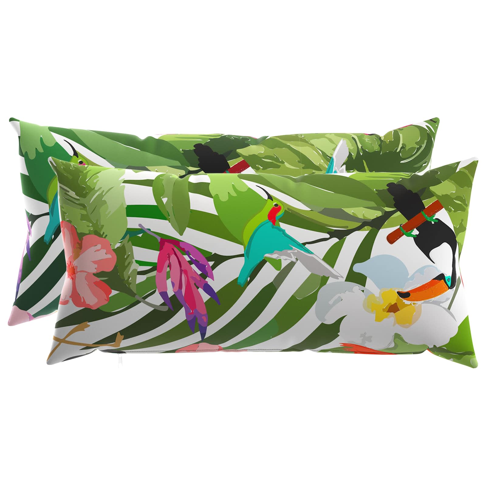 Kissen Mit Kissen Heerlen 2 Stk. Mehrfarbig Polyester Vidaxl