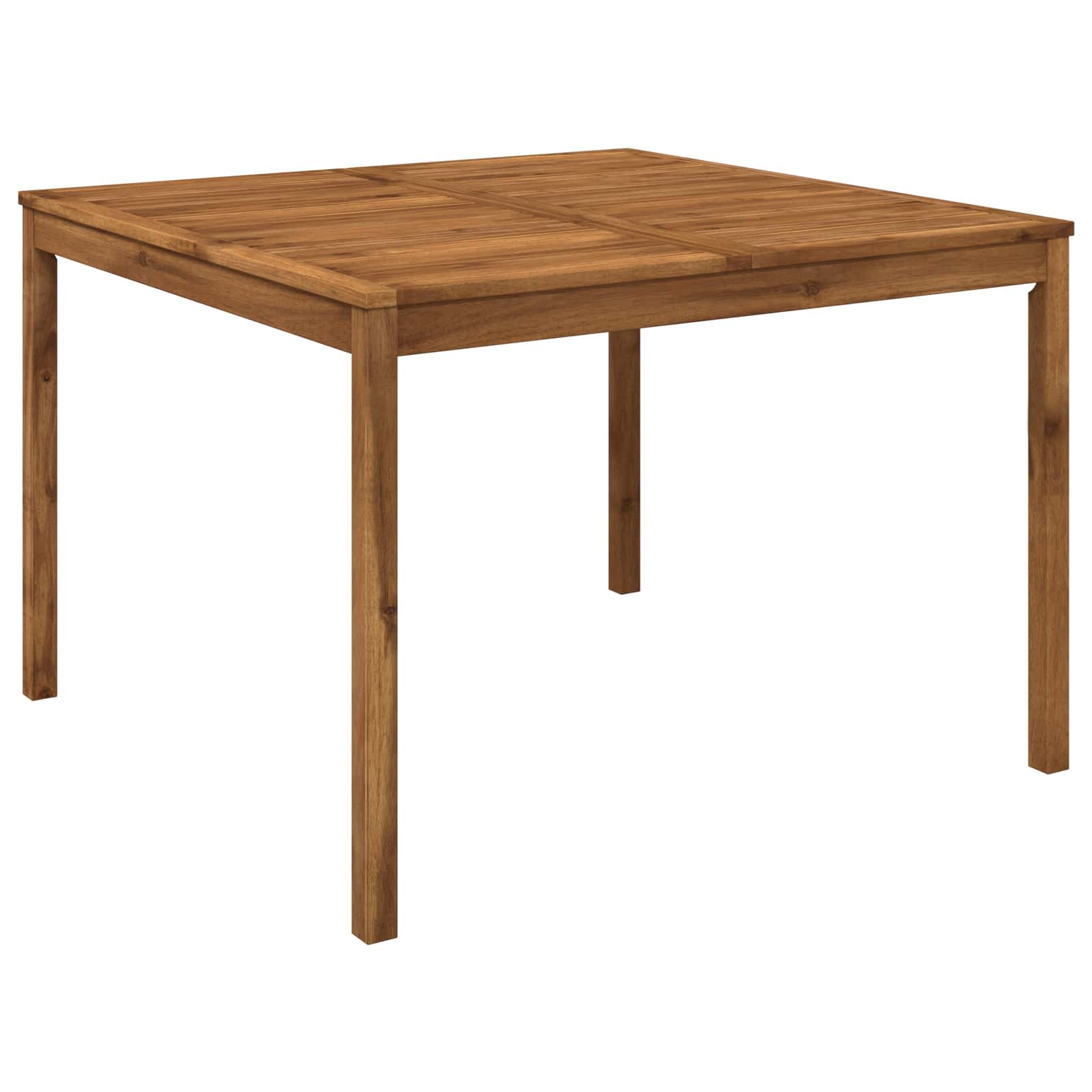 Gartentisch Natur 110 X 108,5 X 75 Cm Massivholz Akazie Vidaxl