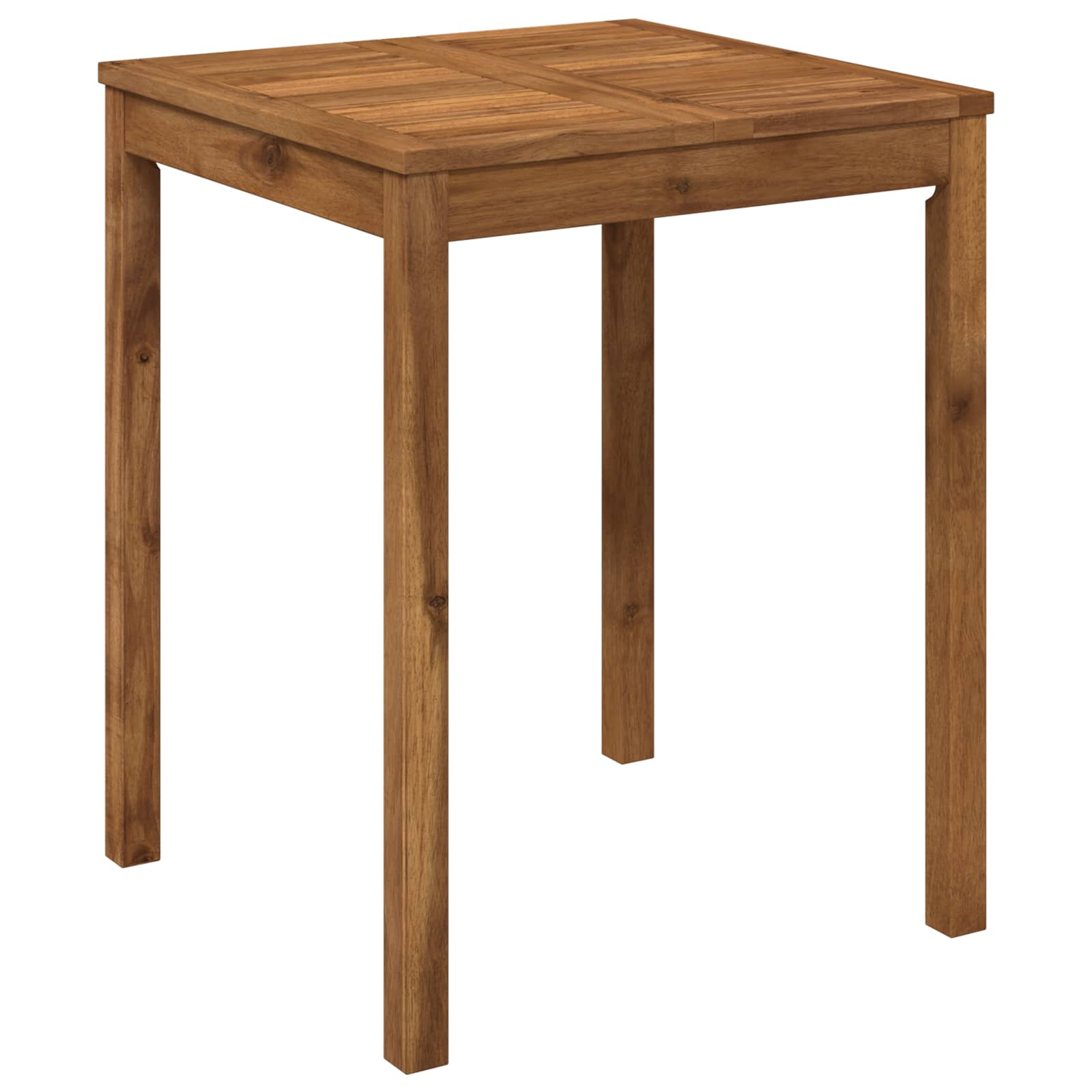 Gartentisch Natur 60 X 60,5 X 75 Cm Massivholz Akazie Vidaxl