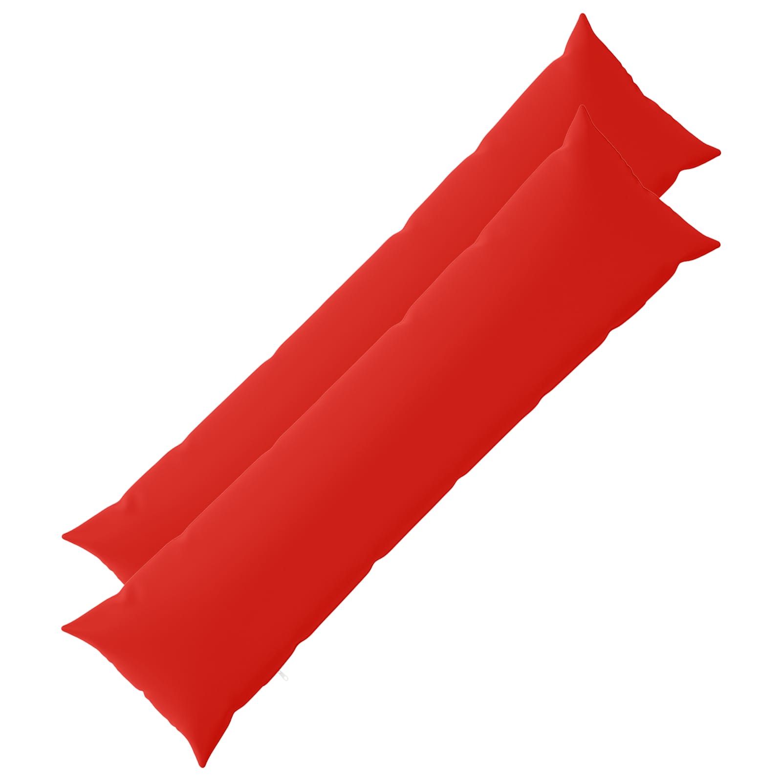 Kissen Mit Kissen Heerlen 2 Stk. Rot Polyester Vidaxl