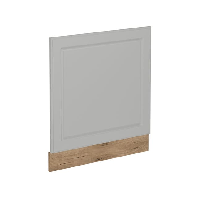 Vicco Frontblende R-Line, Weiß Landhaus/Goldkraft Eiche, 60 cm ohne Arbeitsplatte (1 St)