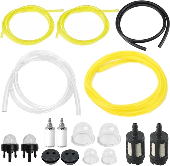 Zamdoe Universal-kraftstoffschlauch, Primerpumpe, Kraftstofffilter, Ölschlauch, Tankdichtungszubehör Für Rasenmäher, Freischneider