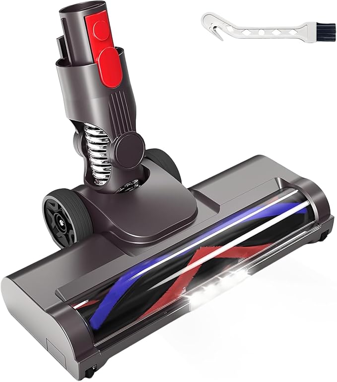 Ersatzbürste Mit 4 Leds Zur Stauberkennung, Kompatibel Mit Dyson V7, V8, V10, V11, V15 Staubsaugern, Geeignet Für Elektrische Staubsauger Auf Parkett, Fliesen, Marmor Und Teppichen.