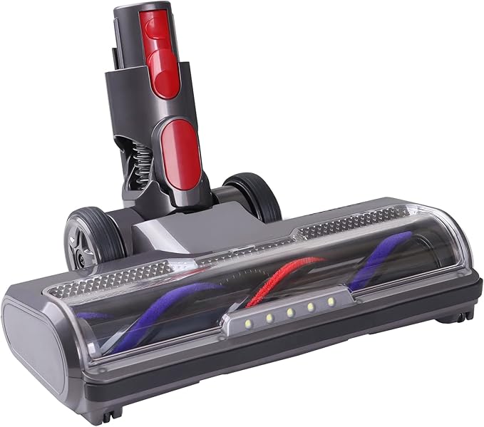 Kenvor Bürste Für Dyson V7, V8, V10, V11, V15, Motorisierter Bürstenkopf Mit 5 Led-leuchten Für Hartböden Und Parkett