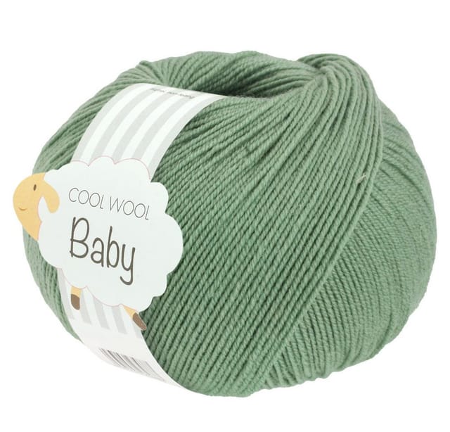 LANA GROSSA COOL WOOL BABY Häkelwolle, 220 m (besonders geeignet für Babystricksachen), 50 g
