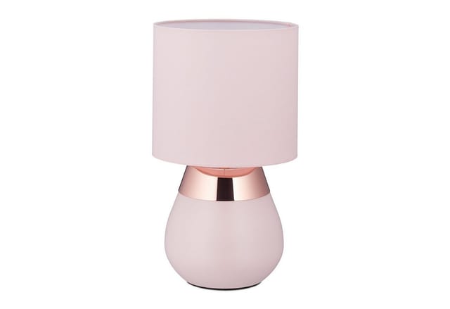 relaxdays Nachttischlampe mit Touch